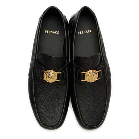 versace men loafers 9.5|Versace collection men's loafers shoes.